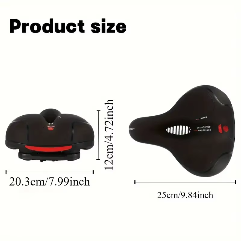 Siège de vélo siège de vélo de montagne selle rembourrée douce ultra-doux coussin de fesses confortable épaissi coussin de siège imperméable univers