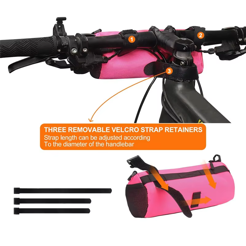 Sac de guidon de vélo adapté à la route VTT équitation sac avant polyvalent Portable