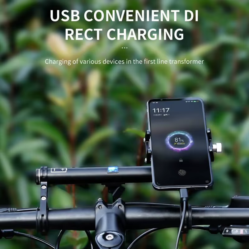 Vélo avec batterie externe rechargeable 4000 mAh