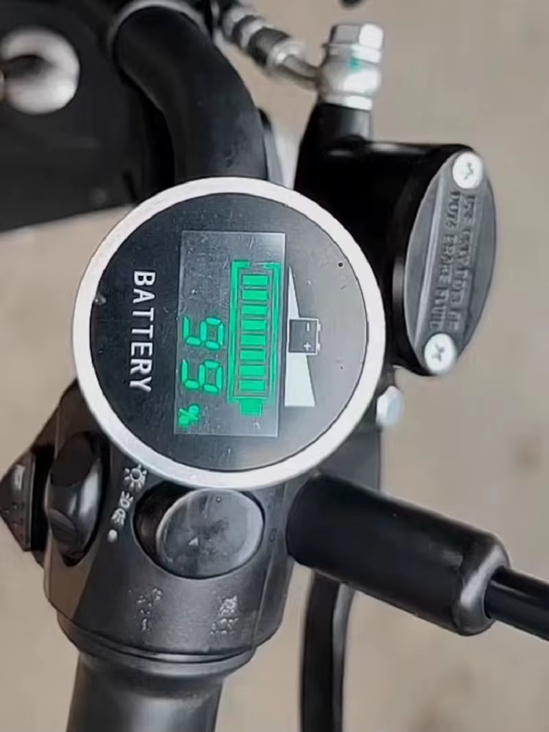 Indicateur de capacité de batterie pour vélo électrique 12V 24V 36V 48V 60V 72V 84V 120V