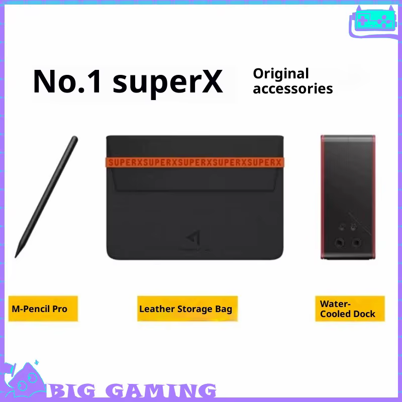 Accessoires de jeu portables Super X, sac de rangement pour stylet, station d'accueil refroidie à l'eau, film trempé, contrôleur de jeu pour Onexplayer Super X