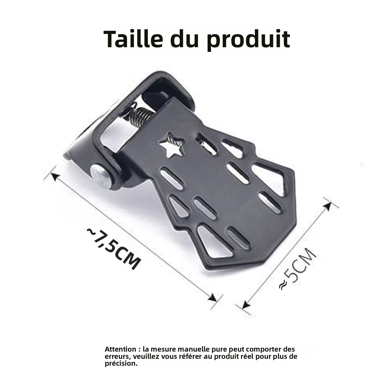 Repose-pieds de moto pliable pour vélo
