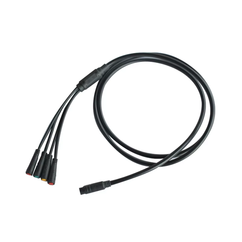 Câble étanche pour vélo électrique Julet 1 à 4 câble principal 8 broches pour afficher l'accélérateur de frein accessoires de vélo électrique