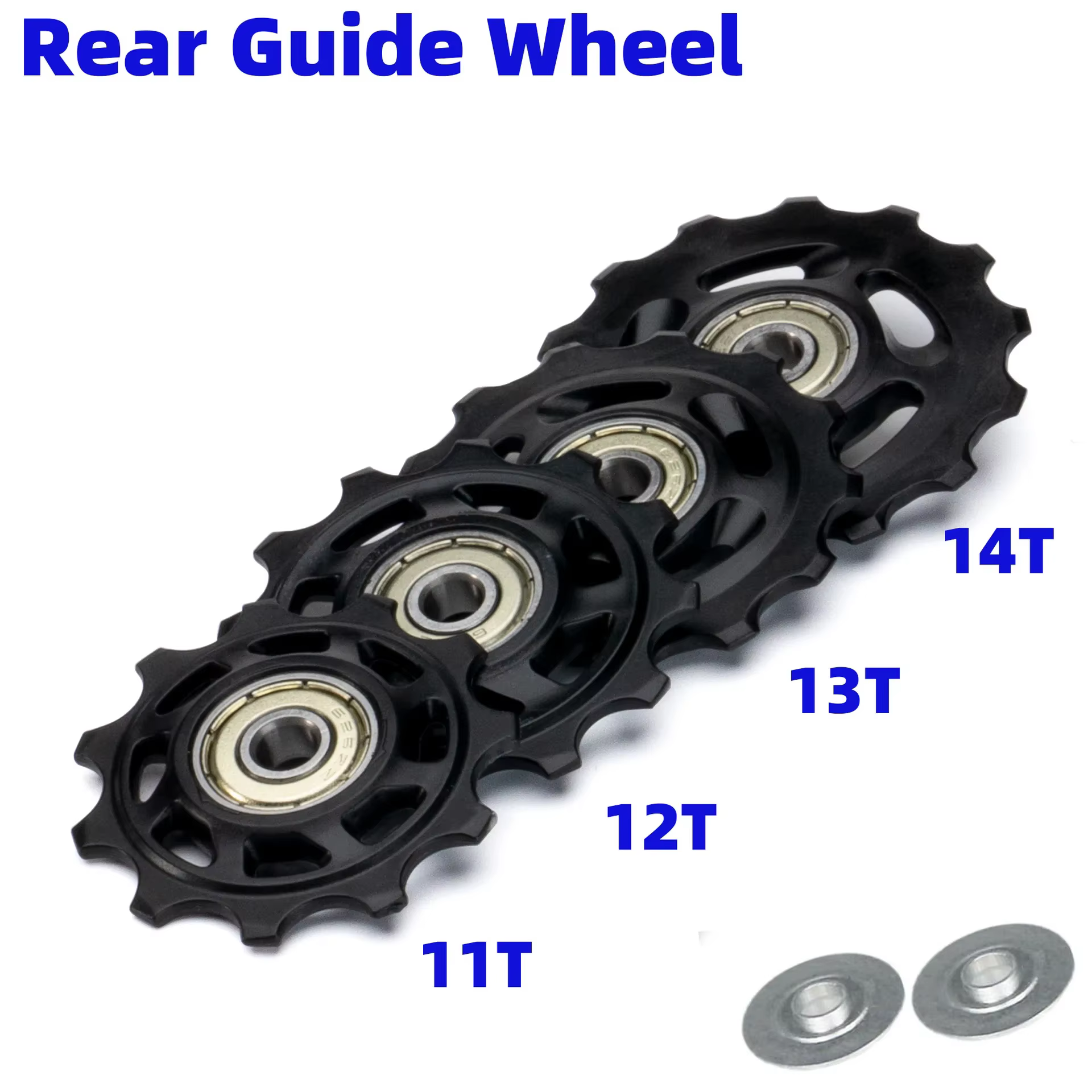 Guide de roue de poulie de dérailleur arrière de vélo 11T 12T 13T 14T
