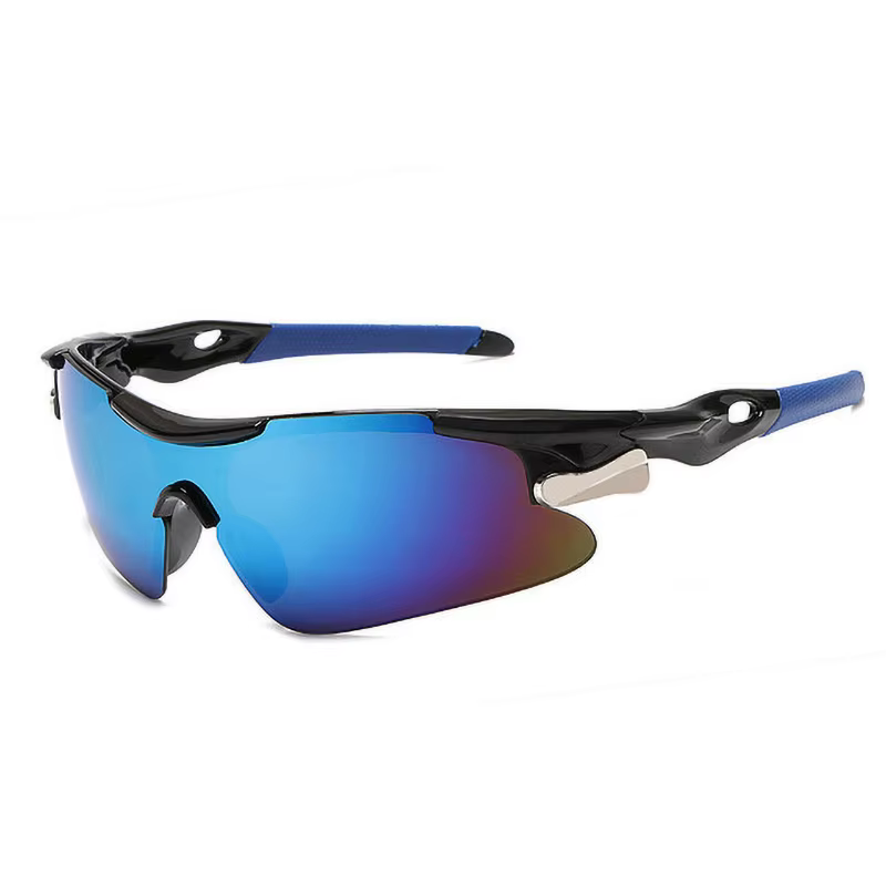 Lunettes de soleil de vélo multicolores coupe-vent