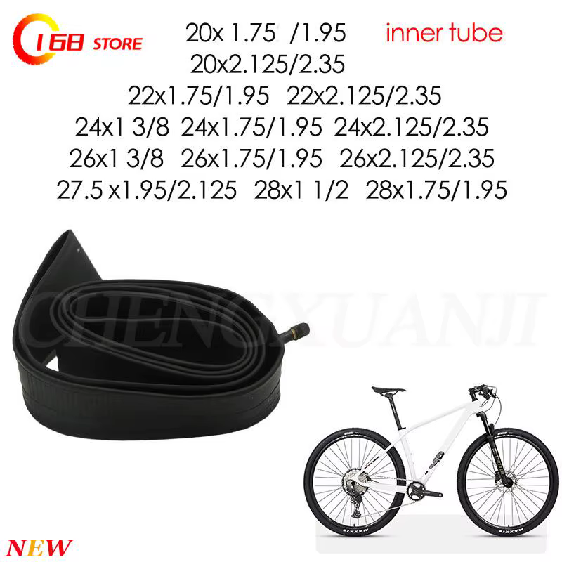 Chambre à air de vélo 20/22/2426/27.5/28 pouces