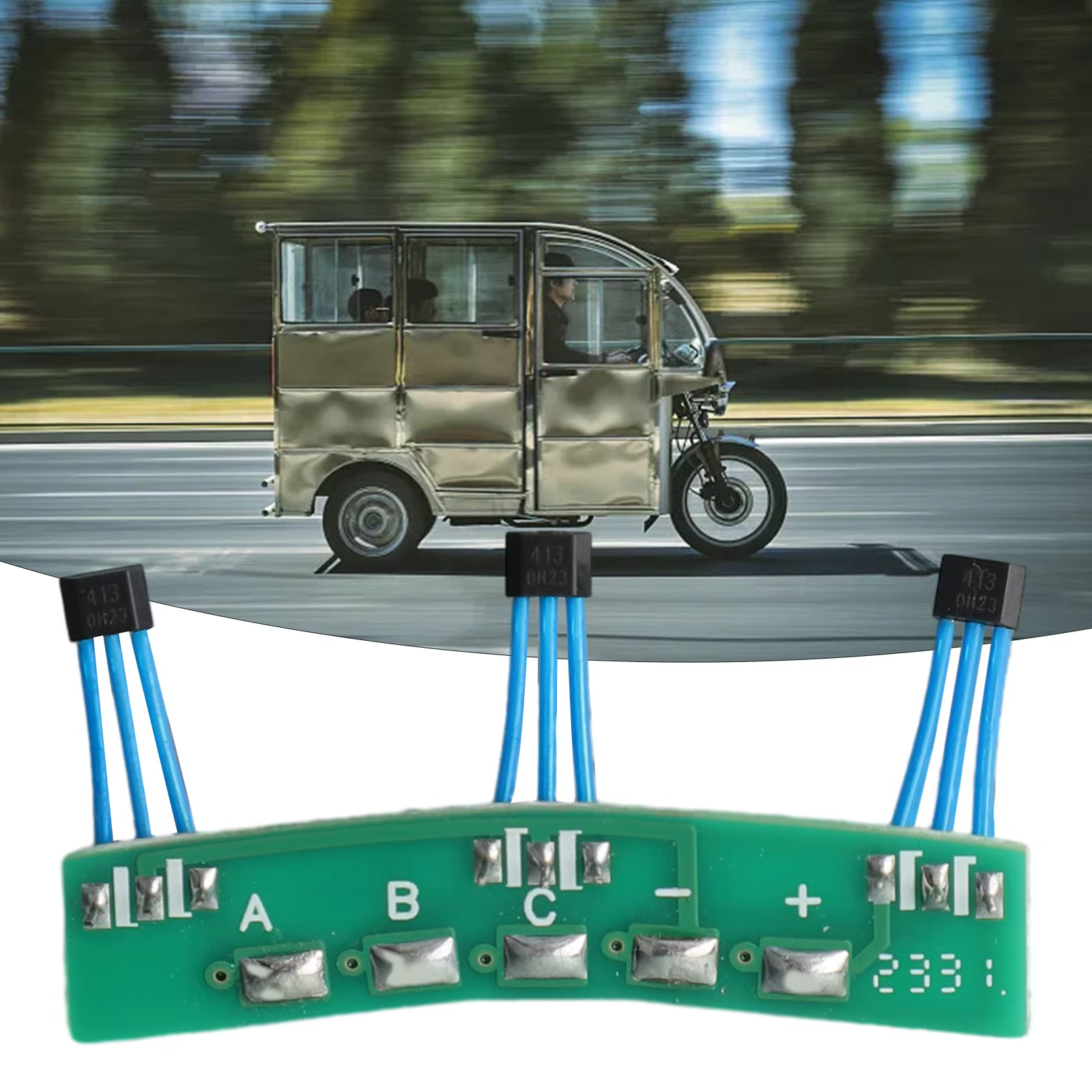 Carte PCB 120 ° 413F pour vélo électrique
