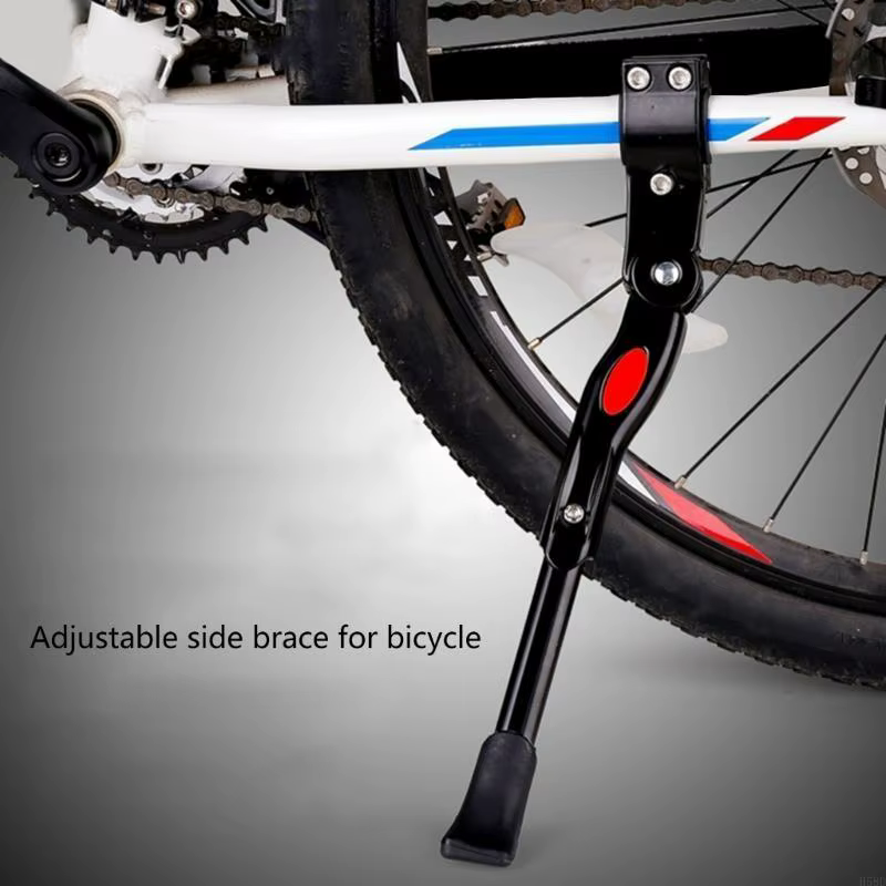Béquille vélo béquille latérale arrière vélo béquille latérale avec pieds antidérapants pour vélos route montagne