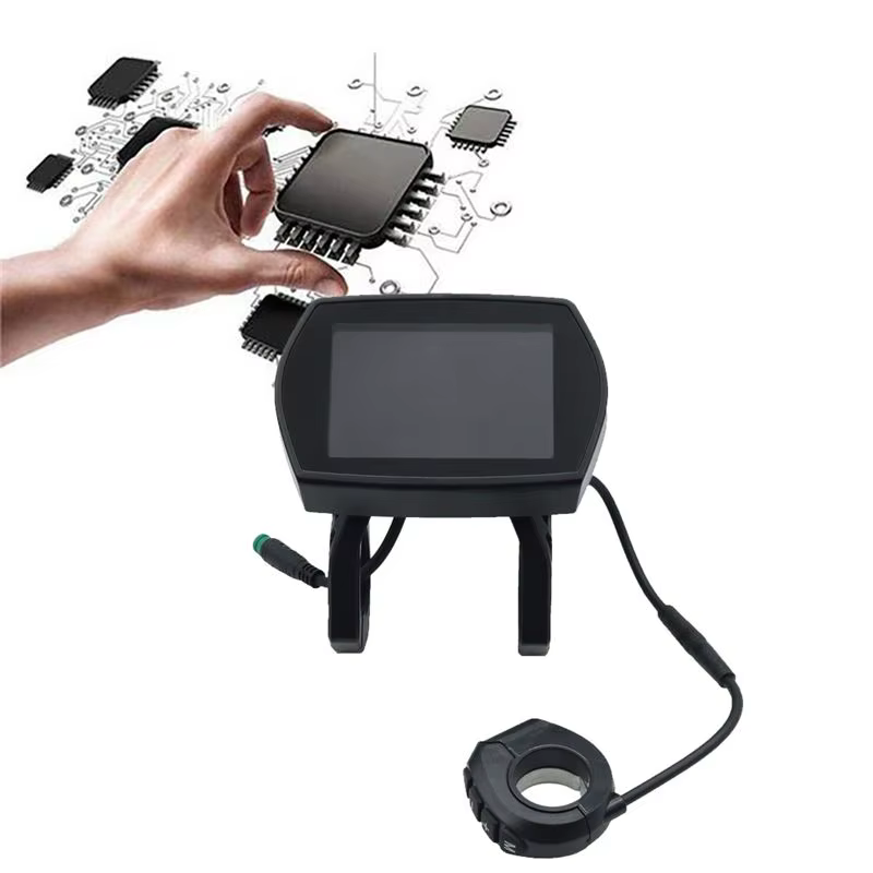 NOUVEAU - EN STOCK - Afficheur LCD pour trottinette électrique - Compteur 5 broches - Tableau de bord