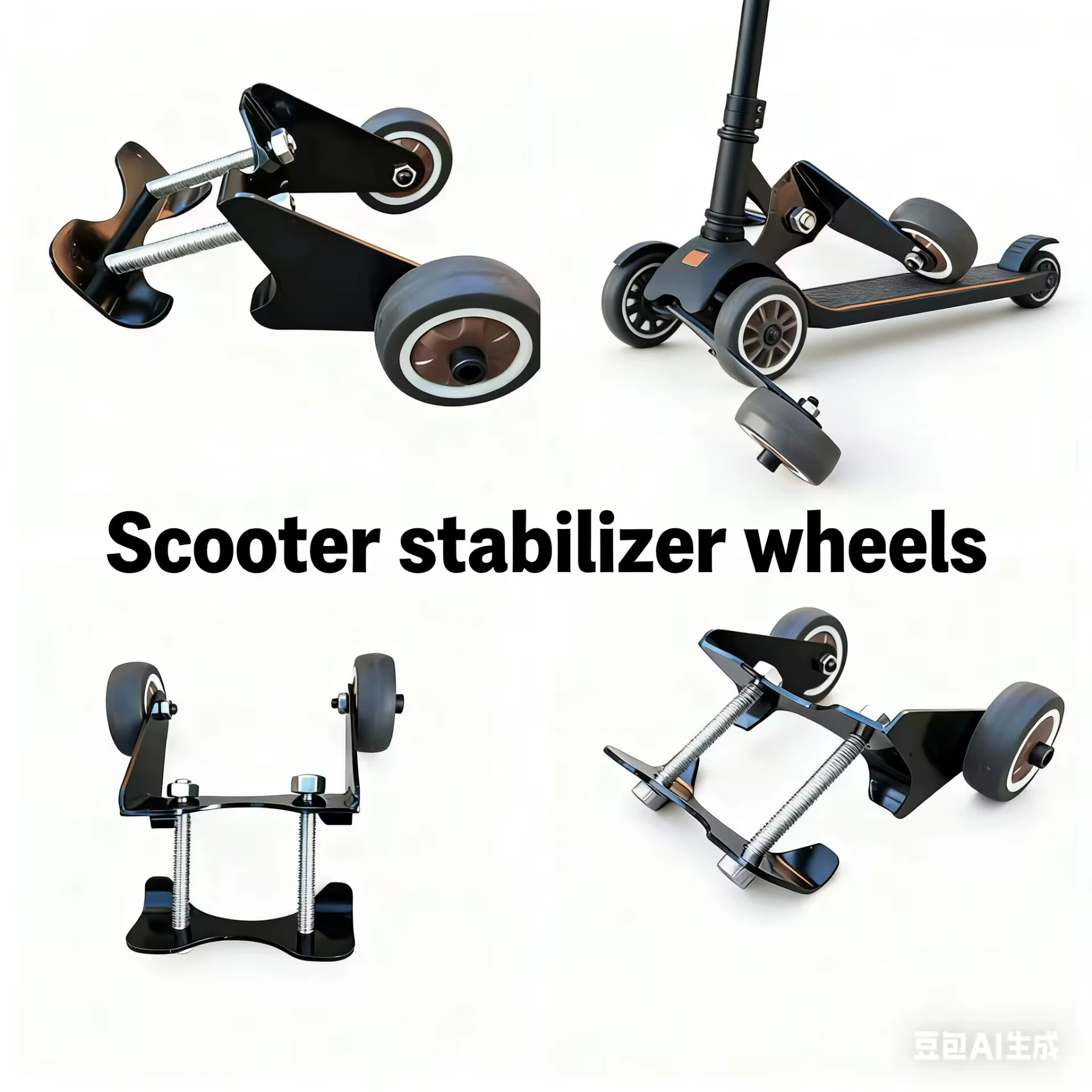Roues stabilisatrices auxiliaires pour trottinette électrique Hx X6 – Accessoires anti-chute