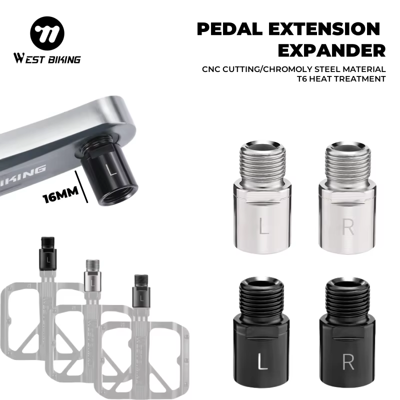 WEST BIKING – Extension de pédale de vélo