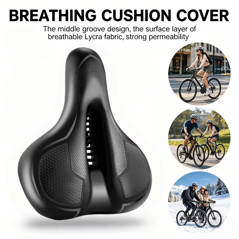 Selle de vélo de montagne robuste et confortable