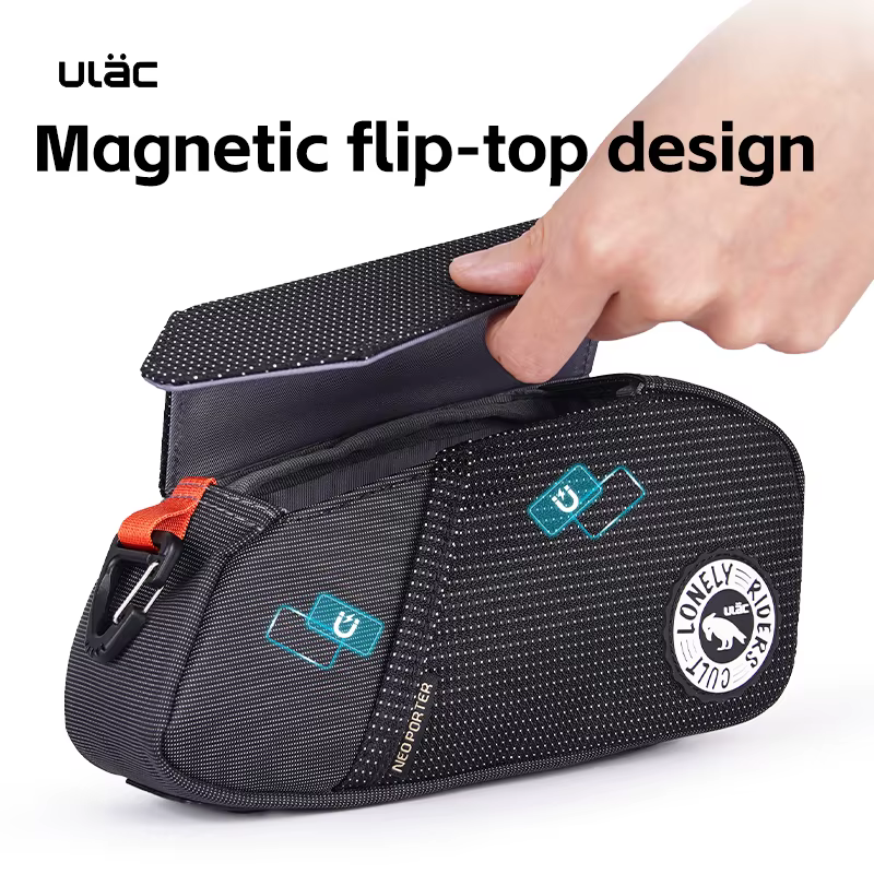 ULAC étanche avant cadre supérieur Tube sac vtt vélo de route grande capacité Triangle sac cyclisme sacoche pochette outils sac accessoires