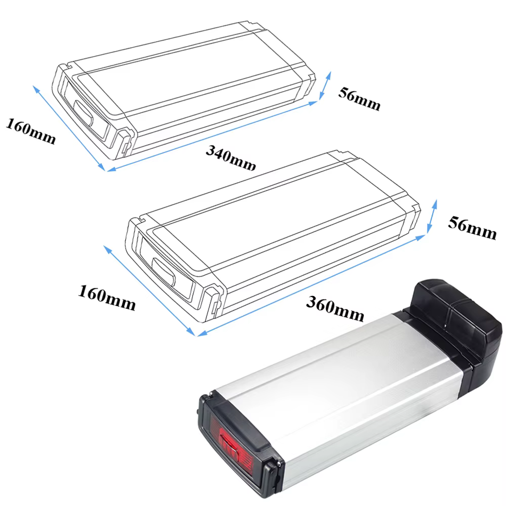 Batterie arrière pour vélo électrique