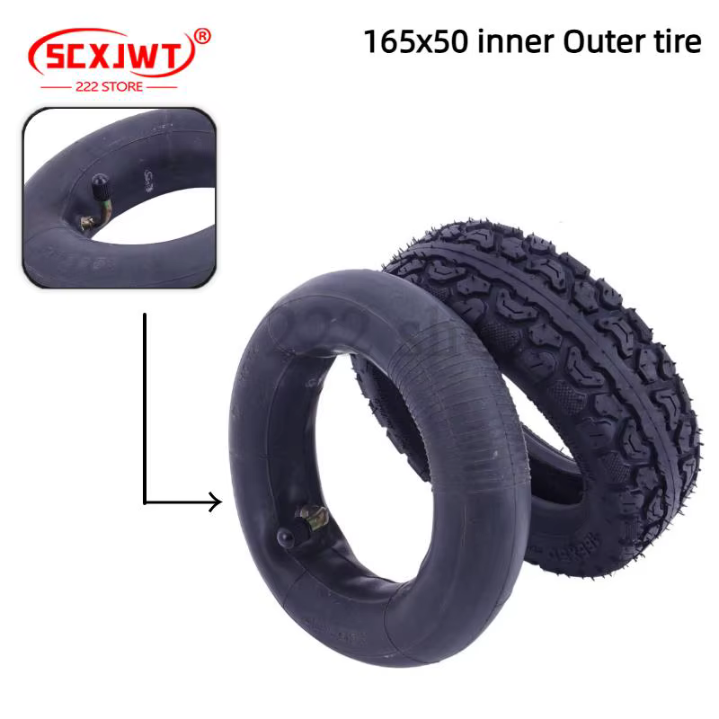 Pneus intérieurs et extérieurs pour trottinette électrique 165x50