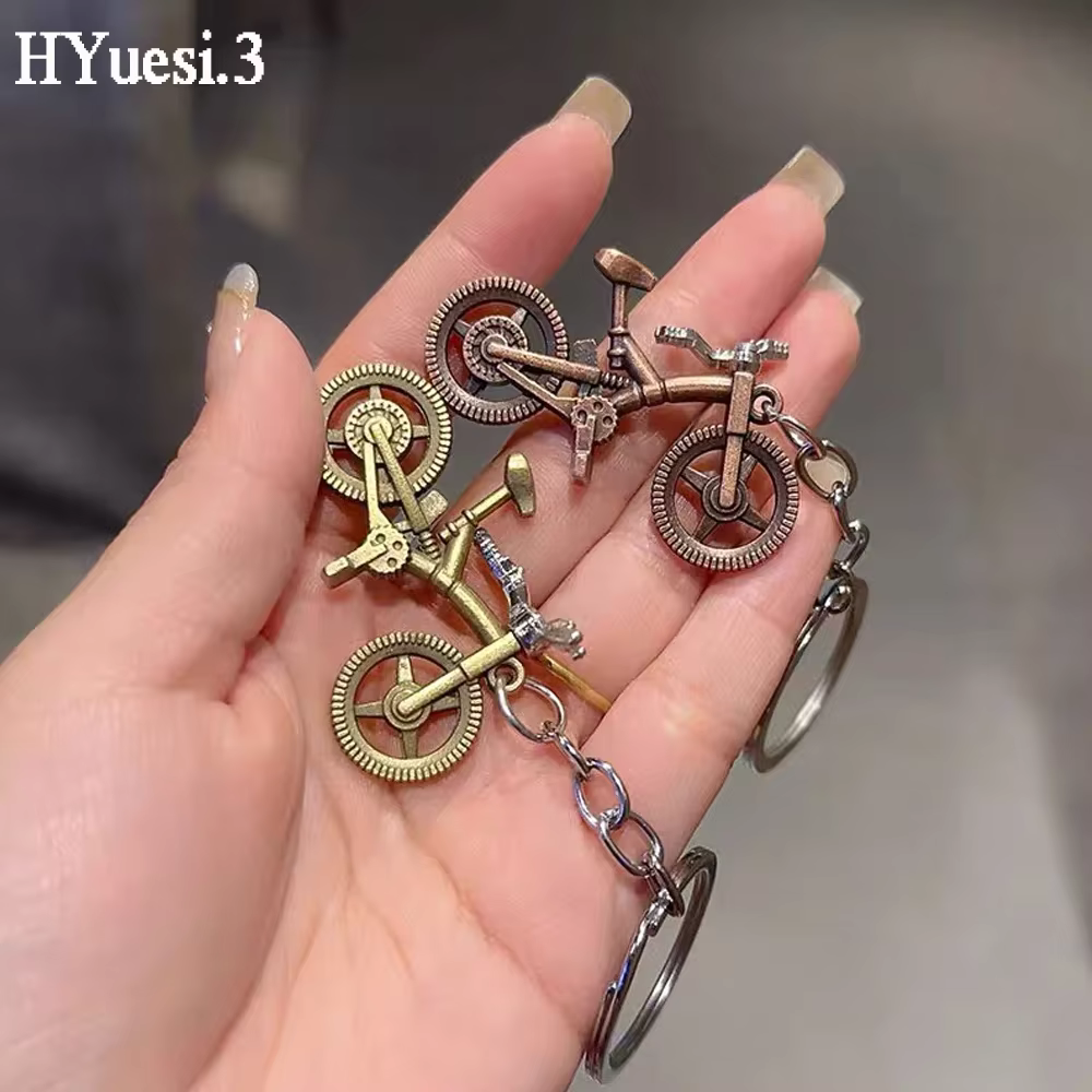 Porte-clés de vélo de Simulation Vintage unisexe