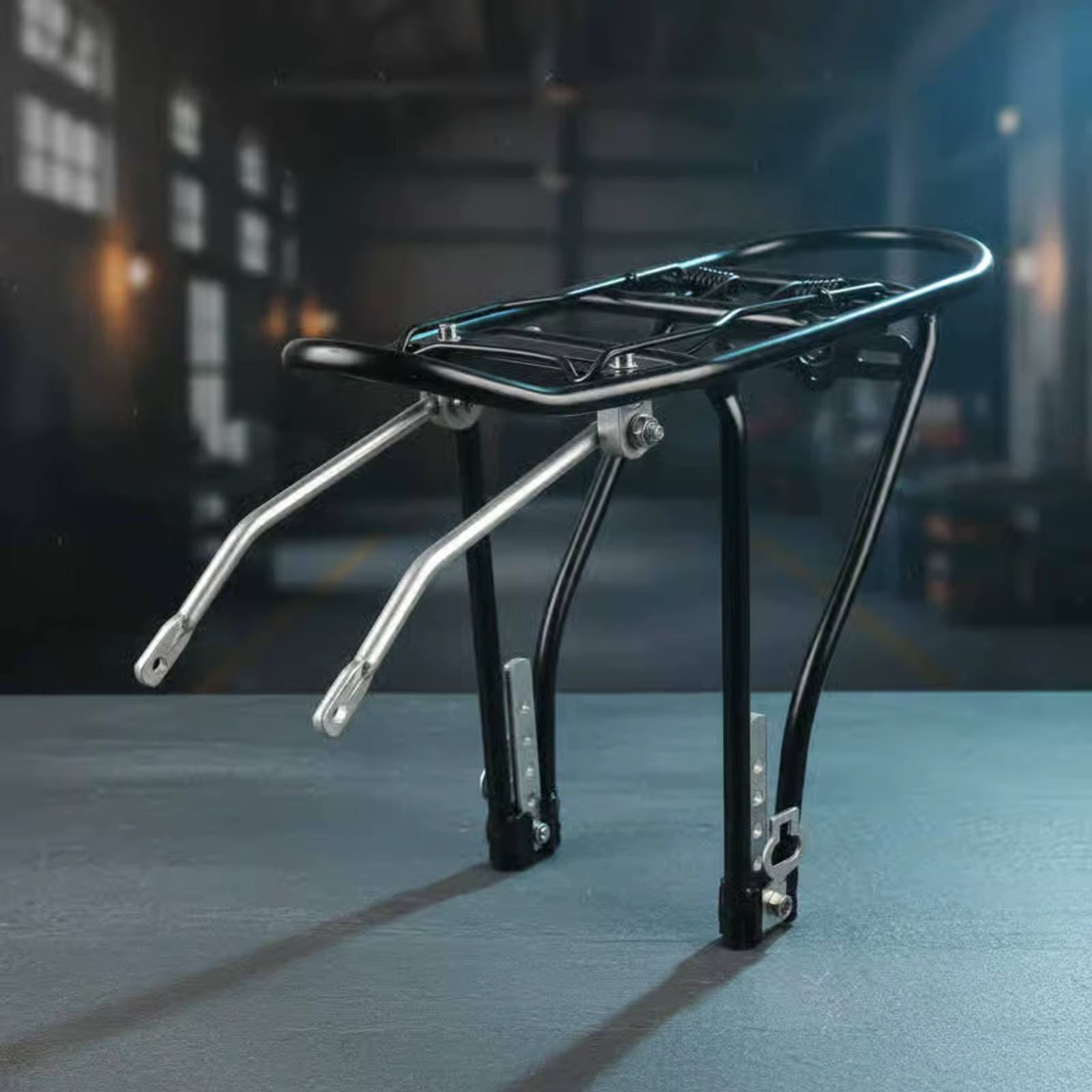 Porte-bagages arrière pliable et réglable pour vélo