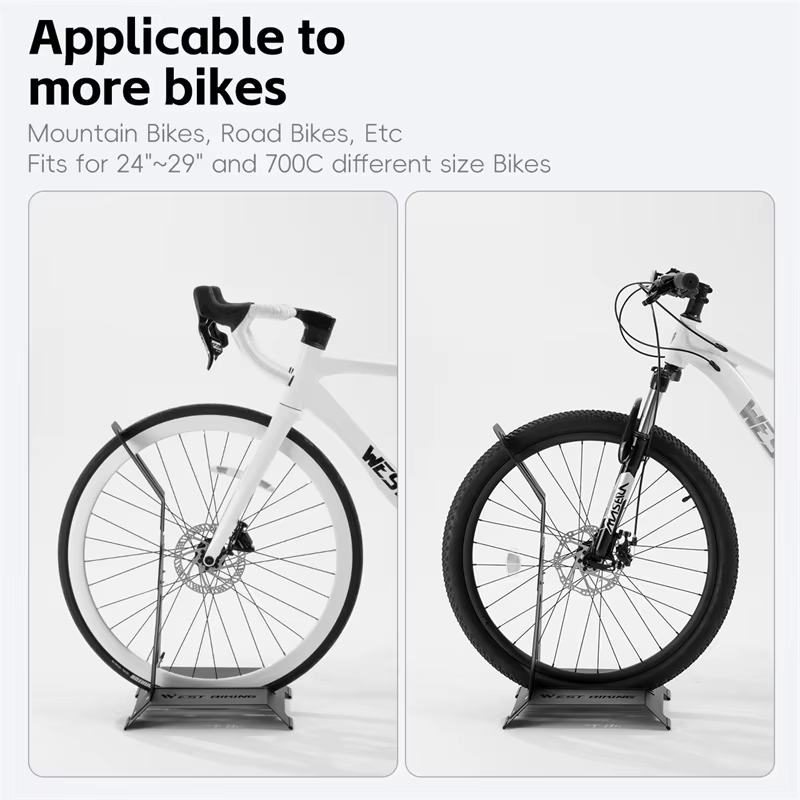 WEST BIKING – supports de stationnement pour vélo de route 24-29 pouces