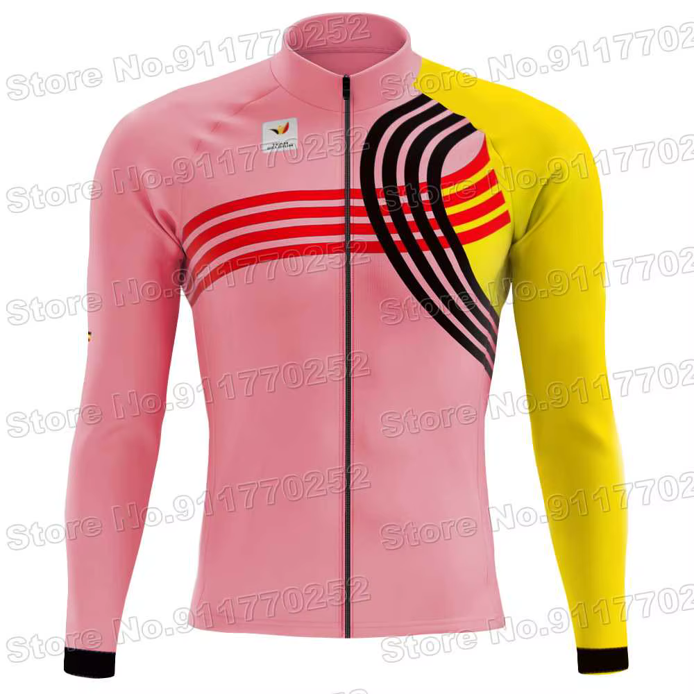 Maillot de cyclisme de l'équipe nationale de Belgique 2025 pour homme