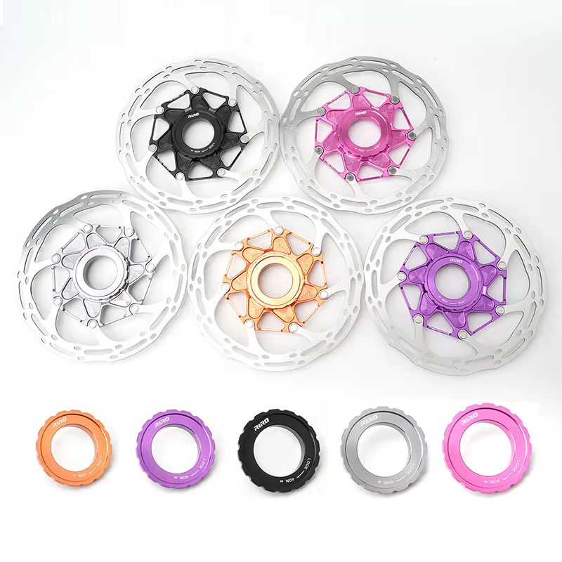 RIRO disques de vélo verrouillage central 140MM 160MM frein Rotor flottant léger haute résistance disque de dissipation
