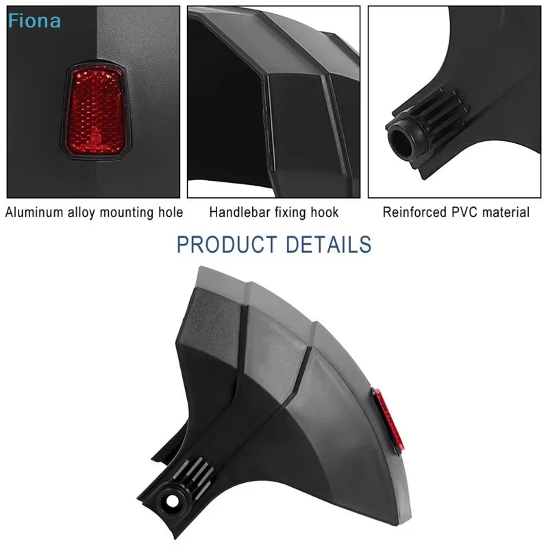 ☭ Garde-boue arrière avec accessoire réflecteur pour trottinettes Kugoo Kukirin G2 G3 G4