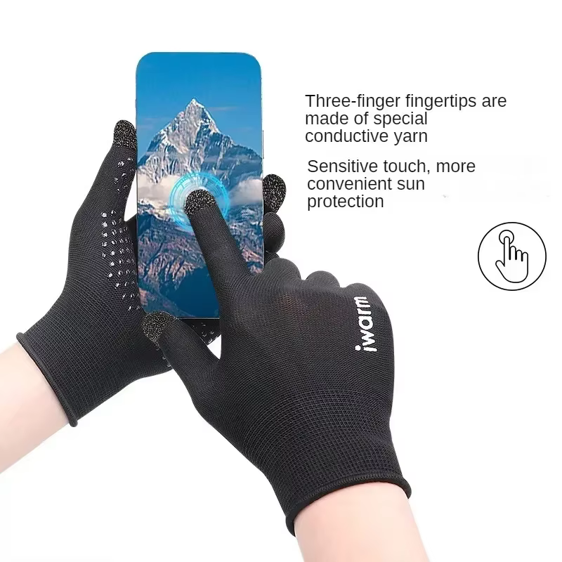 Gants chauds d'hiver coupe-vent