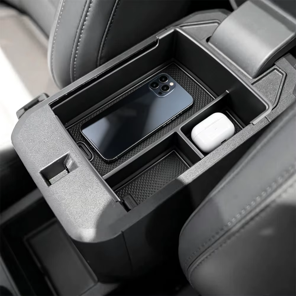 Pour Ford Maverick 2022 2023 2024 2025 2026 Boîte de rangement pour accoudoir, plateau organisateur de console centrale, accessoires de rangement pour voiture