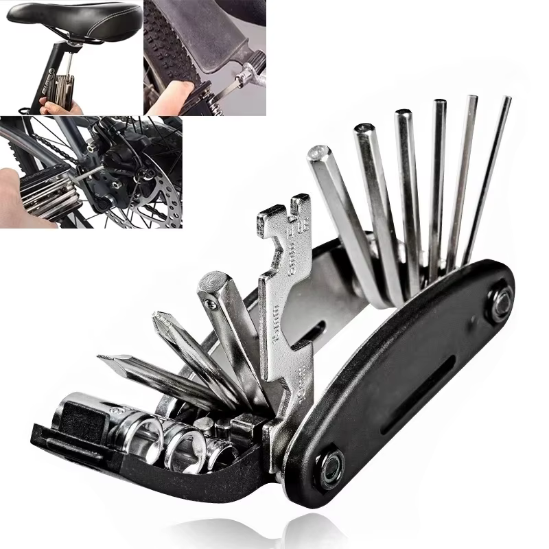 Kits d'outils de réparation de vélo 16 en 1