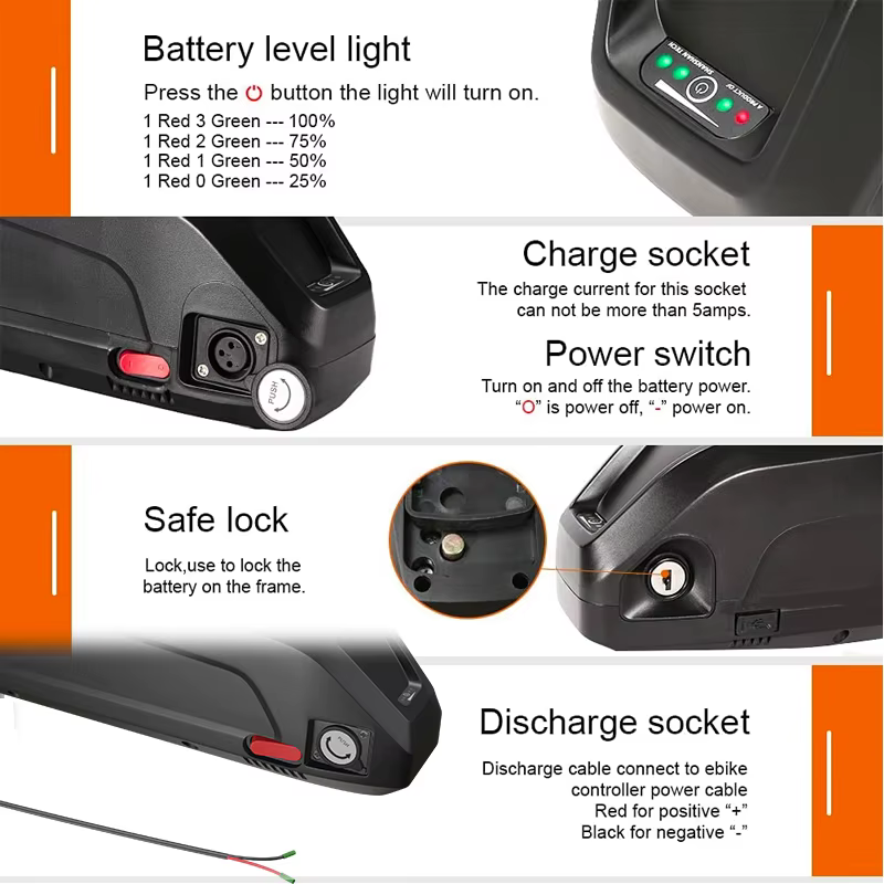 Kit de conversion de vélo électrique avec batterie au lithium IER 24AH