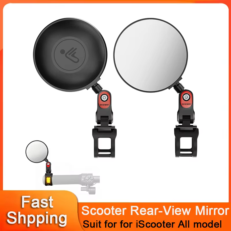 Rétroviseur de scooter pour iScooter tous modèles i9/ix3/i9max/ix4/ix5s/ix7pro/ix8/i10/i9M/F2/F7/W5/W7/W8/W9/A14 réglable