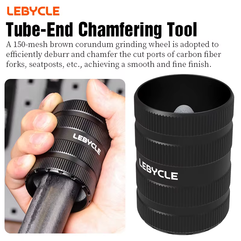 Outil de chanfreinage des extrémités de tube de vélo LEBYCLE