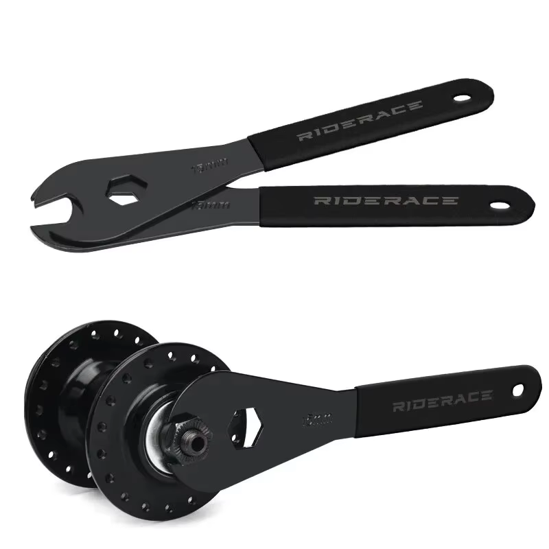 RIDERACE clé à pédale de vélo 15mm Durable pour moyeux de VTT vtt installer clé de retrait outils de réparation de cyclisme sur route