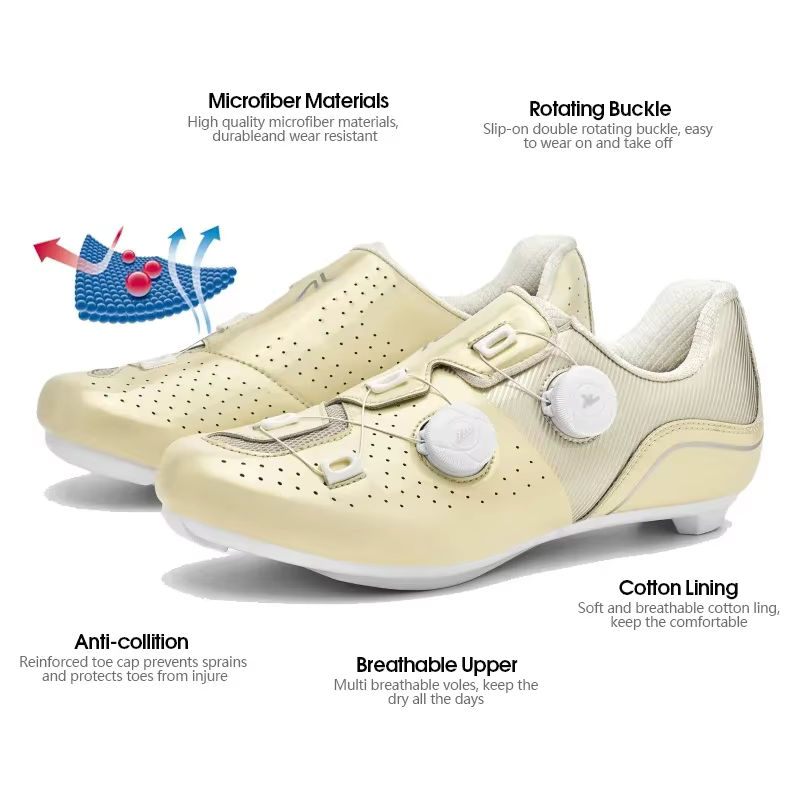 Chaussures de cyclisme professionnelles vtt grande taille 37-48 Spd hommes