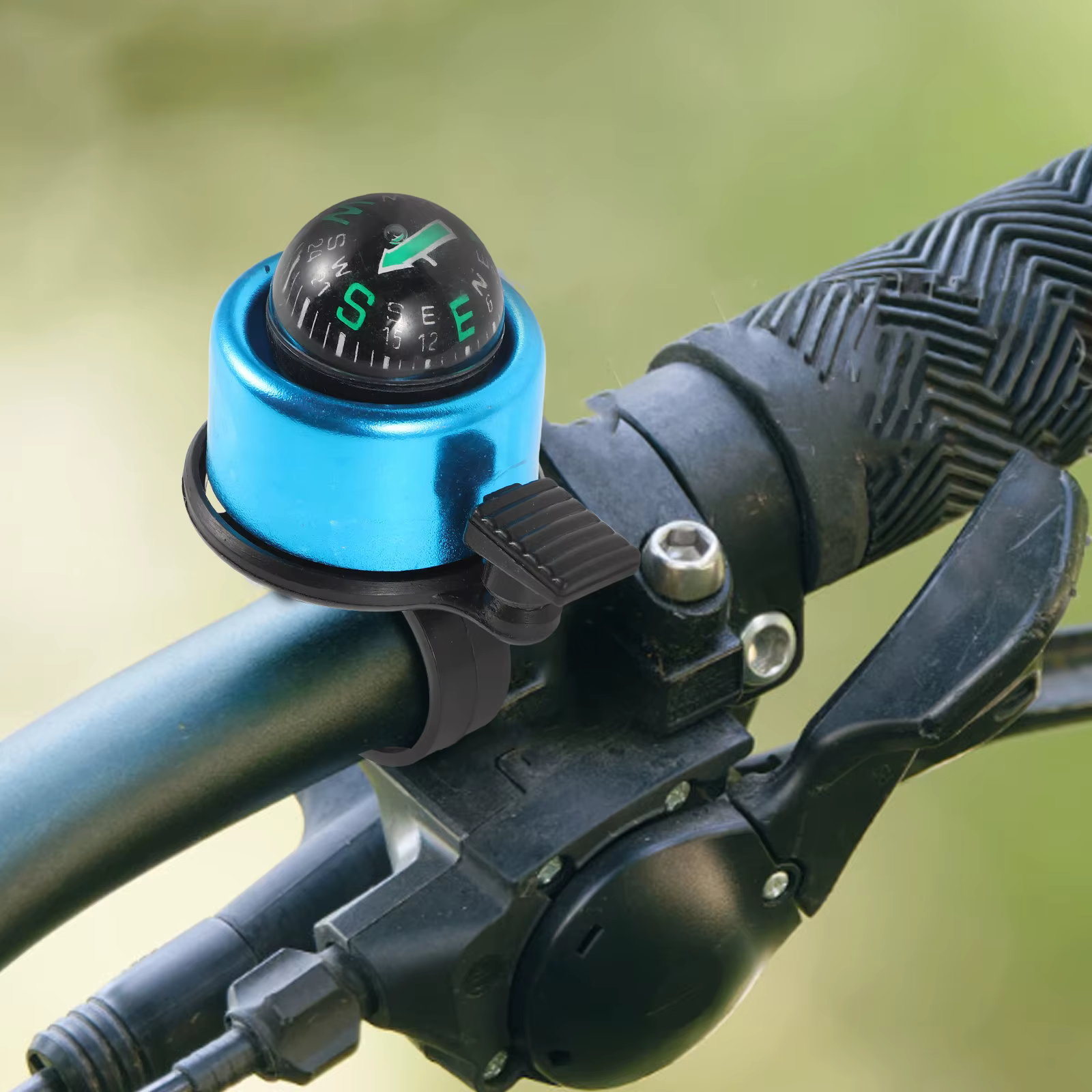Sonnette de vélo multifonctionnelle avec boussole pour VTT et vélos pliants – Construction robuste