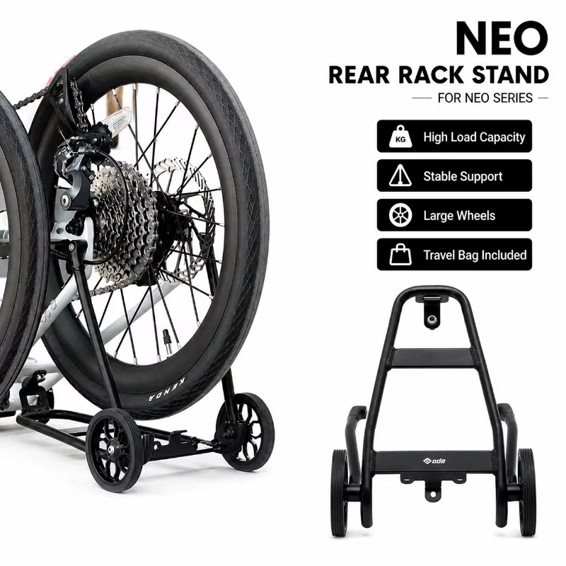 Porte-bagages arrière en alliage d'aluminium pour vélo pliant Brompton JAVA NEO