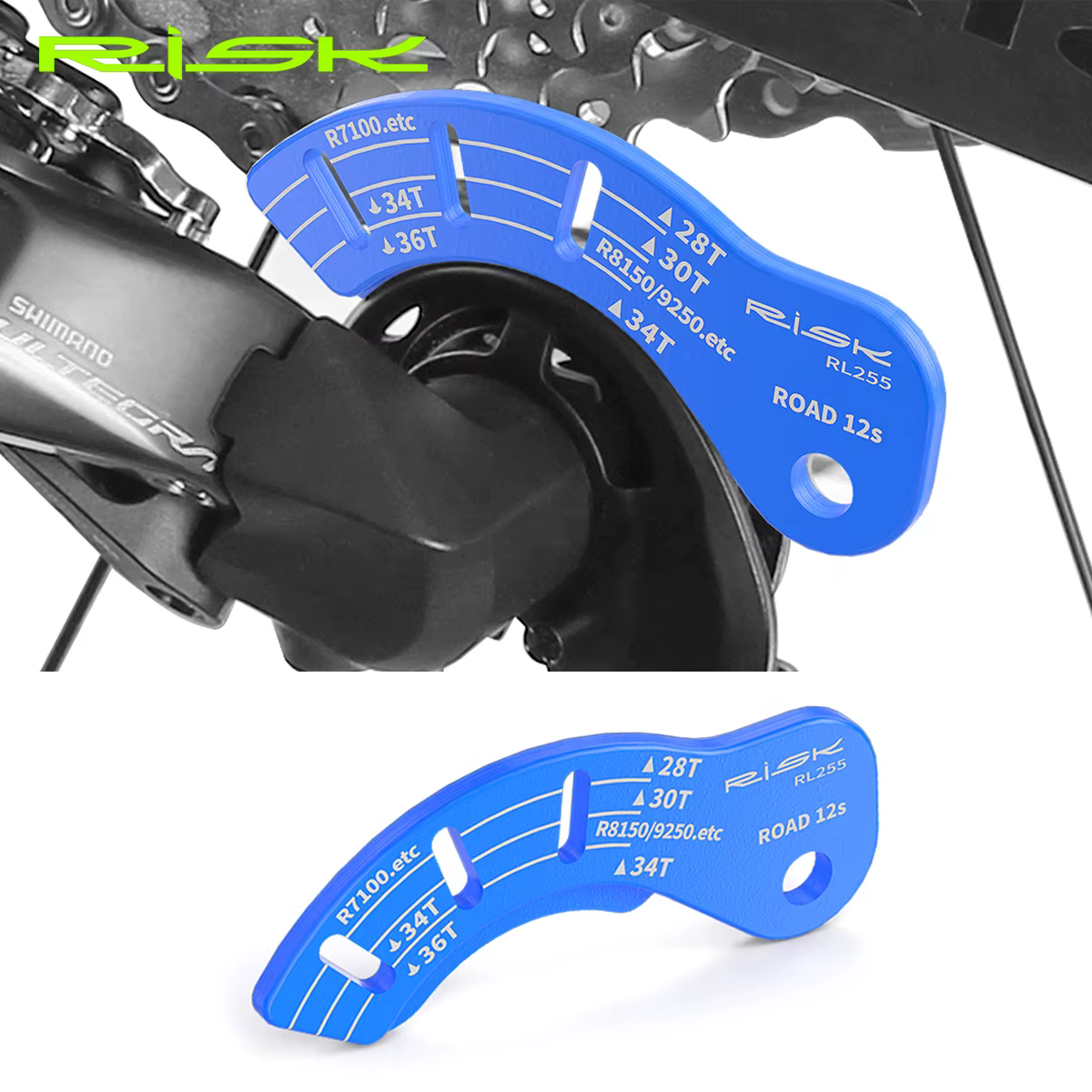 Risque 12T ajusteur de dérailleur arrière électrique jauge de réglage outil de guidage