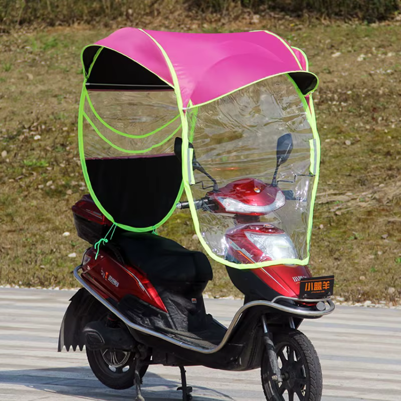 Nouvelle auvent semi-fermé pour scooter et moto électriques