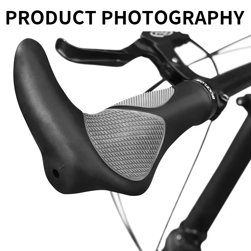 BUCKLOS poignées de guidon de vélo ergonomie avec barre étendue
