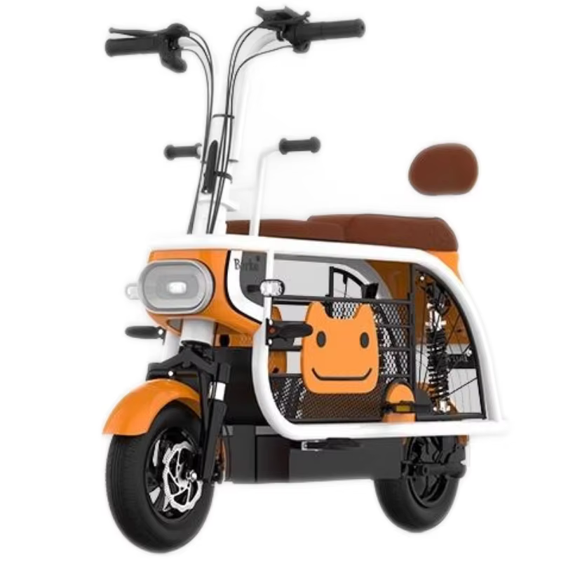 Mode adulte vélo électrique 2 places femmes ville pliant Mini 2 roues 350W famille