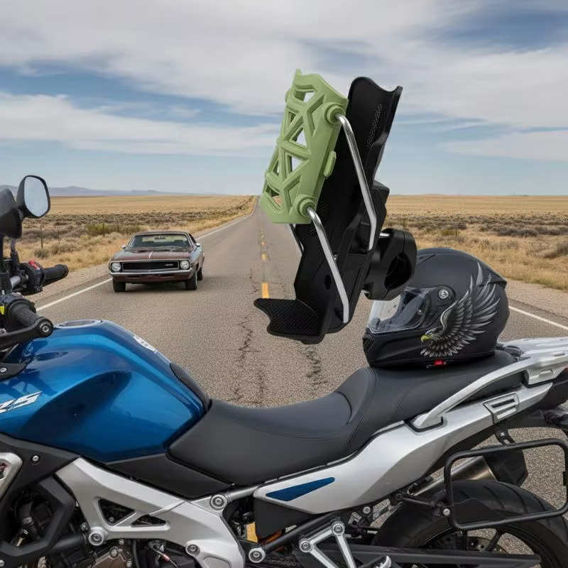 Porte-bidon compact pour vélos et motos avec support stable pour usage occasionnel