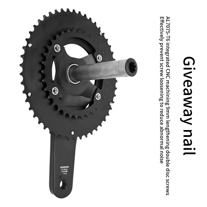 RIRO 110BCD roue à chaîne pour R7100 R8100 R9200 11S 12S plateau de vélo de route 50-34T 52-36T 53-39T 54-40T 110 BCD