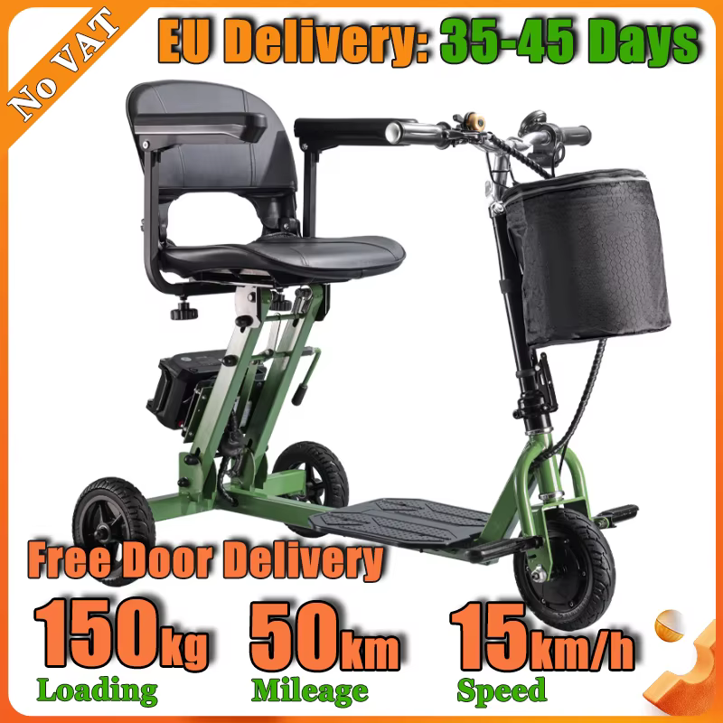 Scooter électrique pliable léger à 4 roues