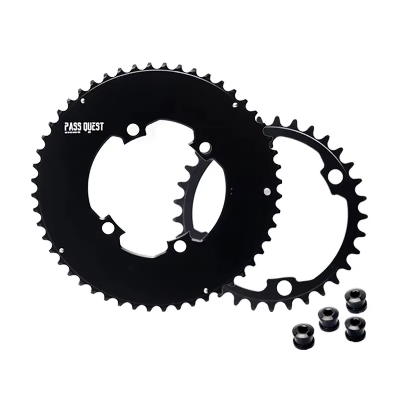 PASS QUEST 107BCD 2 × AERO Chainrings 46-33T 48-35T 50-37T 52-39T pour SRAM FORRival