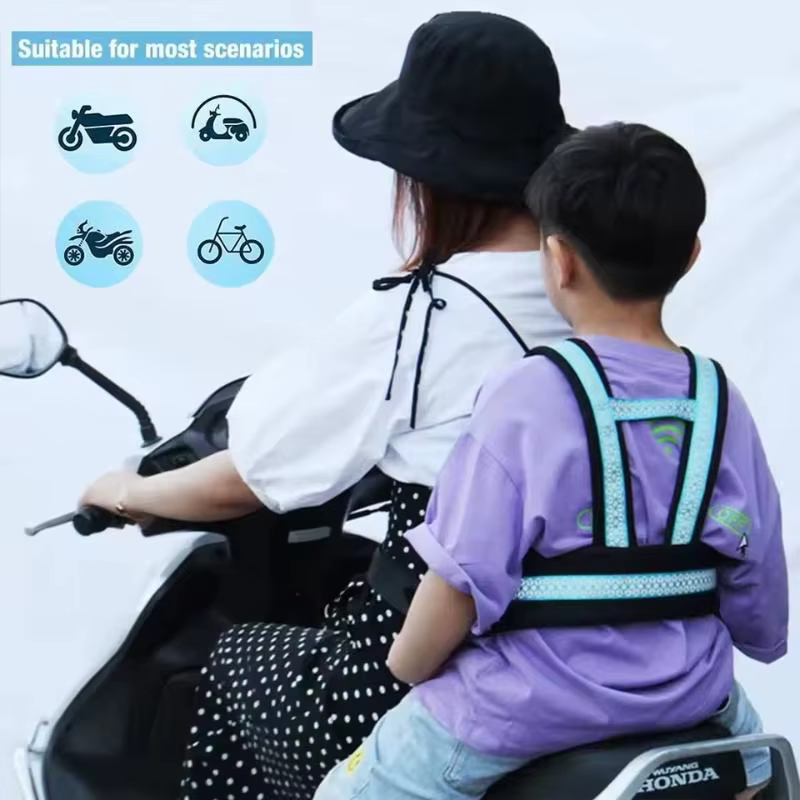 Harnais de sécurité pour enfants pour moto électrique