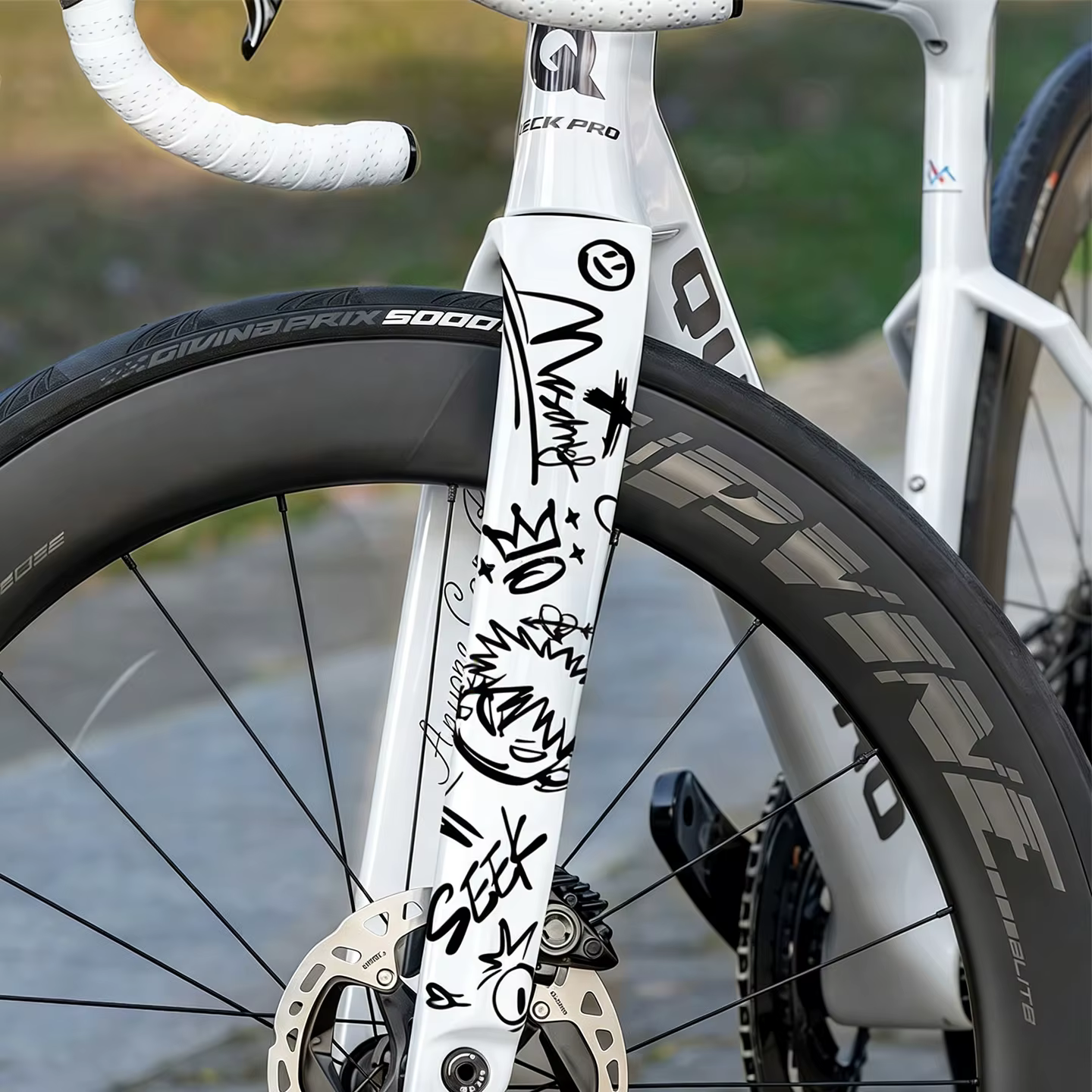 Kit d'autocollants DIY pour vélo – Décoration en vinyle pour cadre