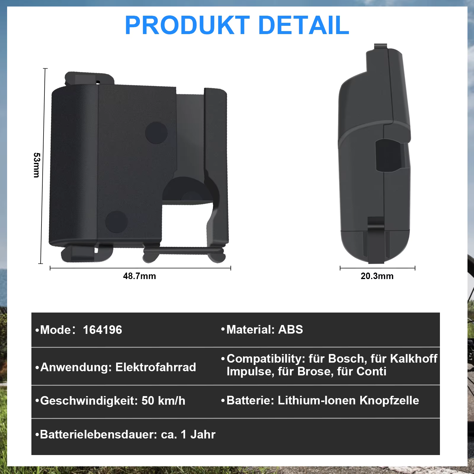 E-Bike Speedbox, Speedbox pour Vélo électrique par CPU 50 Km/h
