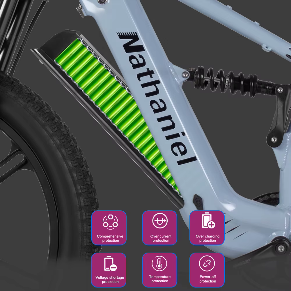 Vélo électrique Nathaniel 2000W SYR09 à double transmission