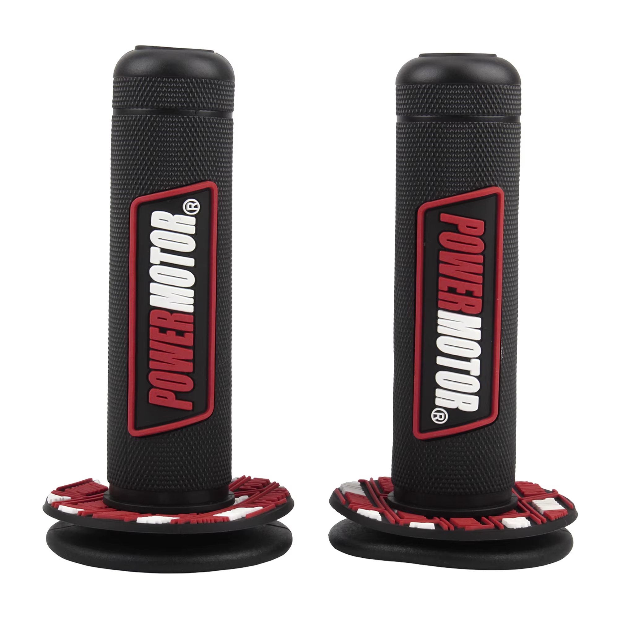 PowerMotor poignées de moto Gel anti-dérapant résistant à l'usure poignée absorbant les chocs en caoutchouc ATV Scooters poignée de Motocross accessoires