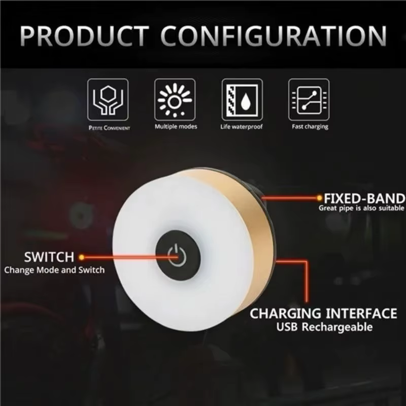 Feu arrière de vélo, feu arrière de vélo LED rechargeable