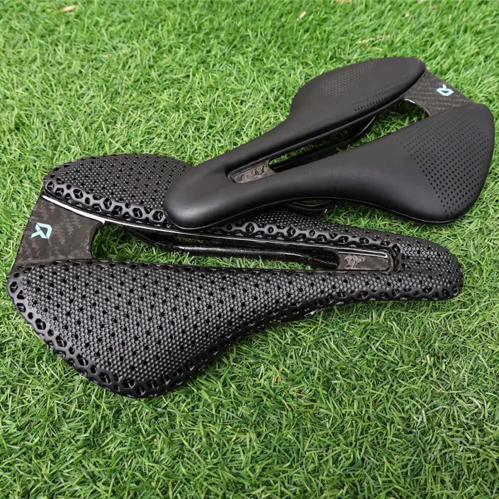 RYET selle de vélo entièrement en carbone imprimé en 3D 155mm 7x9 ultraléger 120g siège